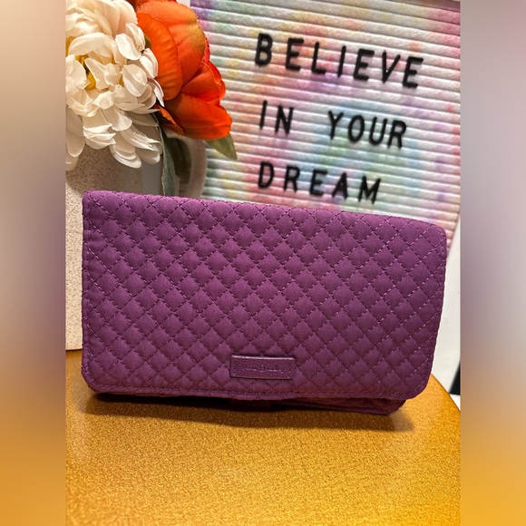 Vera Bradley Women's Cotton Frannie Crescent Crossbody Purse- NWOT - Picture 4 of 14